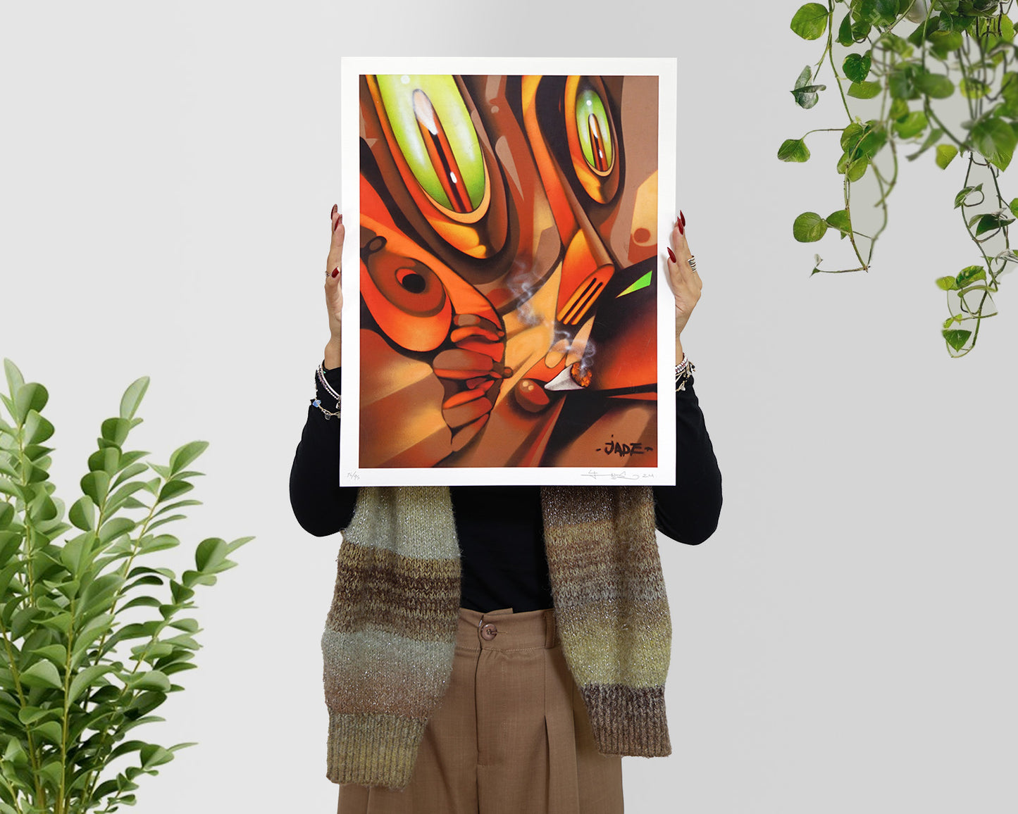 Encender un cigarro con el sol / Limited Edition Giclee