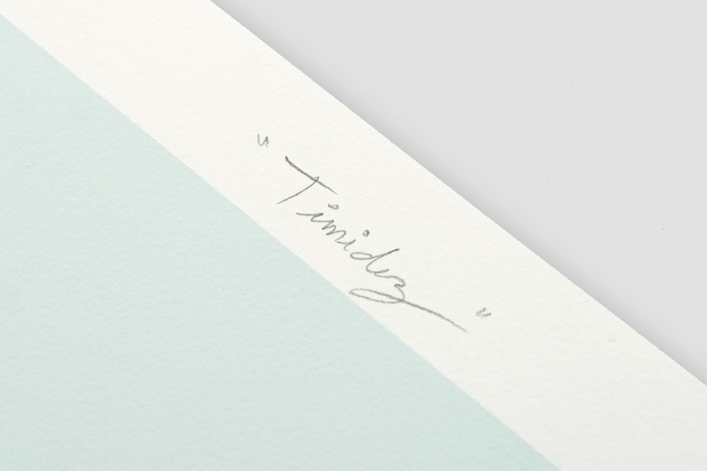 Timidez / Limited Edition Giclée