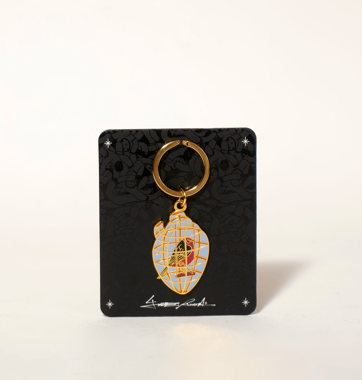 Petirrojo / Metal Keychain