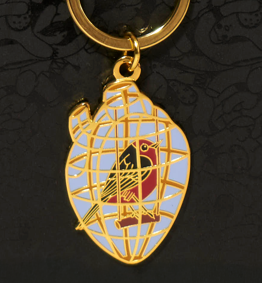 Petirrojo / Metal Keychain