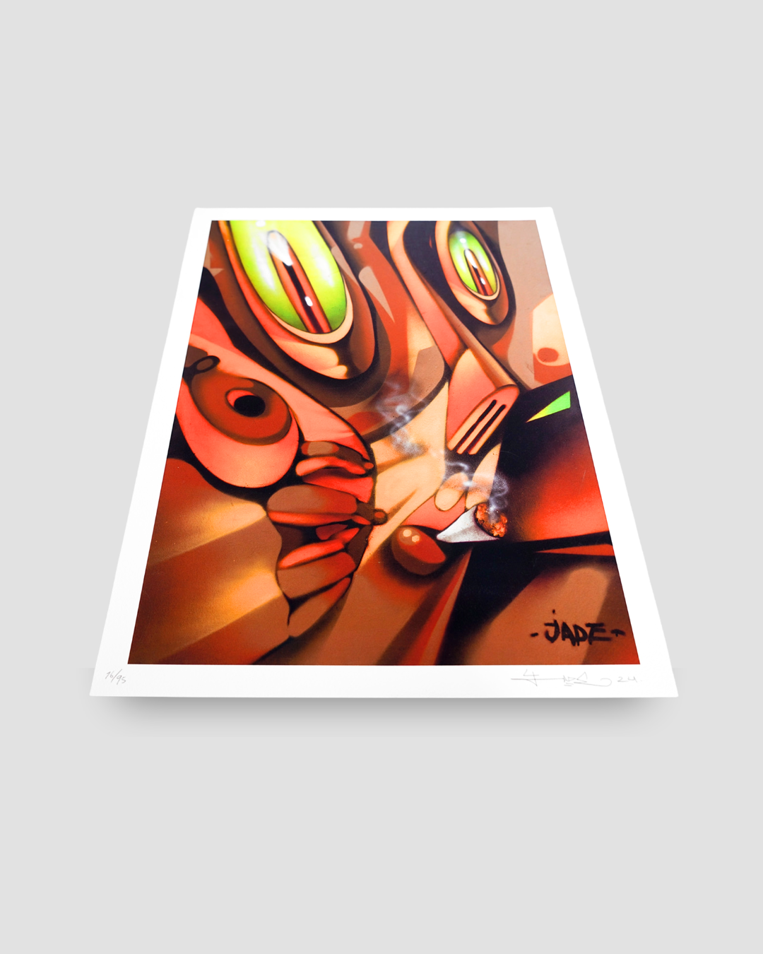 Encender un cigarro con el sol / Limited Edition Giclee