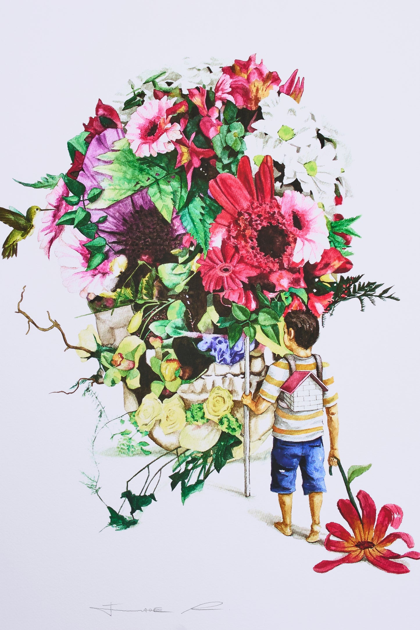 Hacia allá vamos todos / Limited Edition Giclée