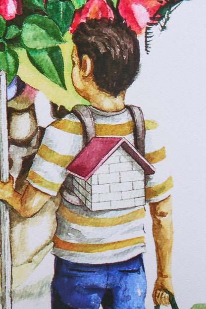 Hacia allá vamos todos / Limited Edition Giclée