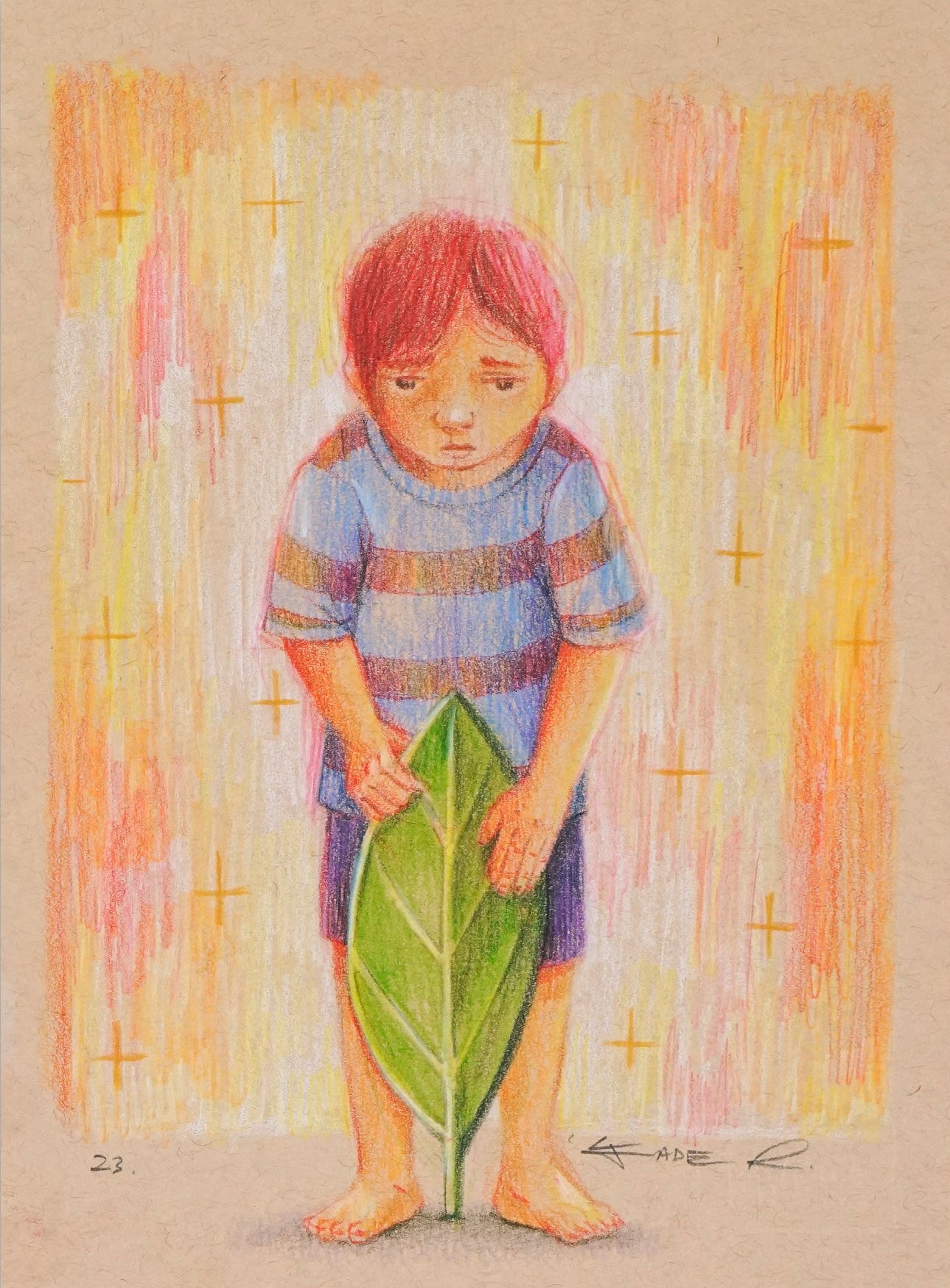 Recibiendo la tarde / Original Piece