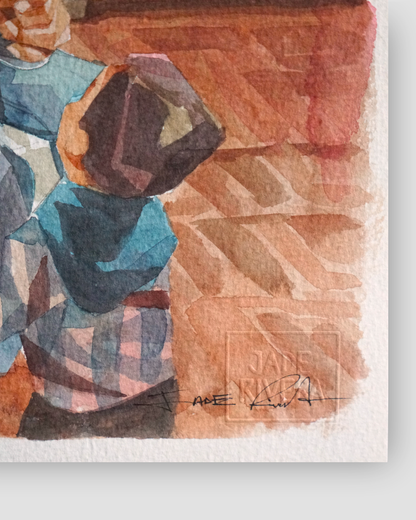 Una copa de vino / Original Piece